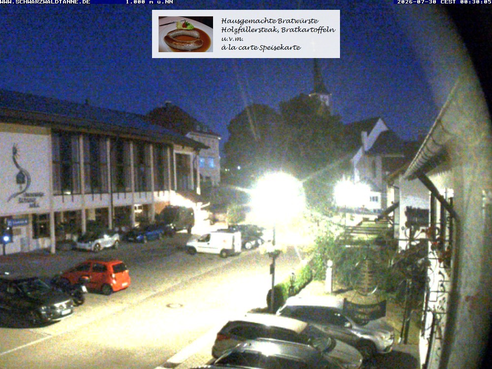 Archiv Foto Webcam Schönwald: Blick vom Gasthof Schwarzwaldtanne
