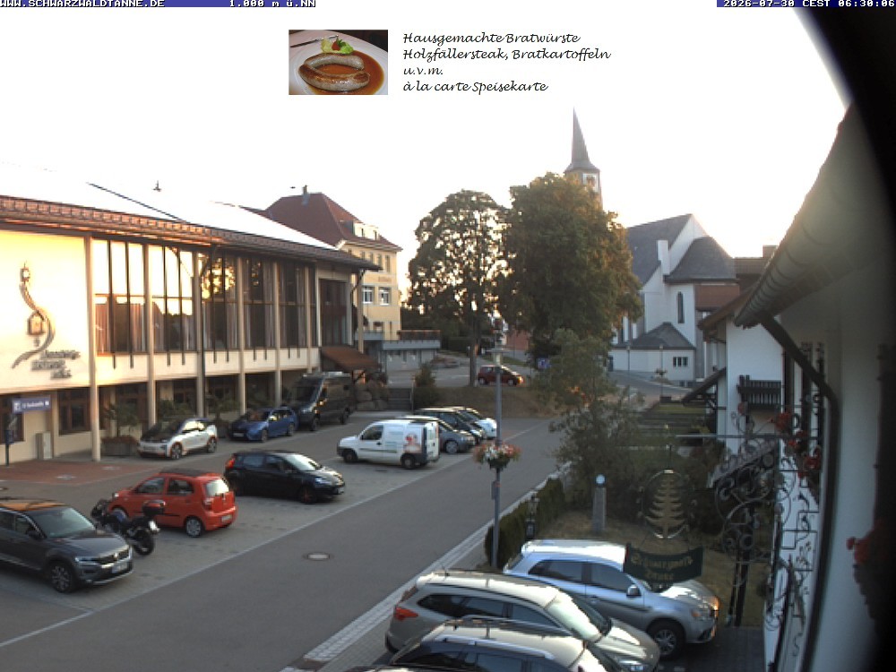 Archiv Foto Webcam Schönwald: Blick vom Gasthof Schwarzwaldtanne