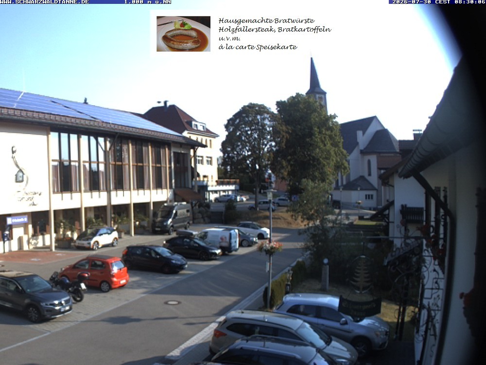 Archiv Foto Webcam Schönwald: Blick vom Gasthof Schwarzwaldtanne
