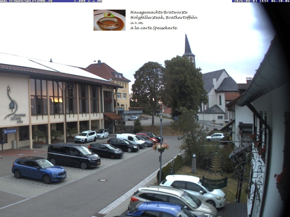 Archiv Foto Webcam Schönwald: Blick vom Gasthof Schwarzwaldtanne