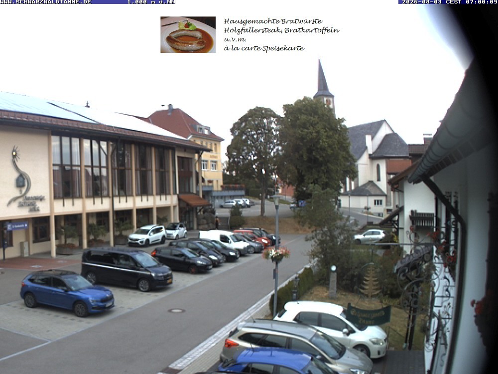 Archiv Foto Webcam Schönwald: Blick vom Gasthof Schwarzwaldtanne