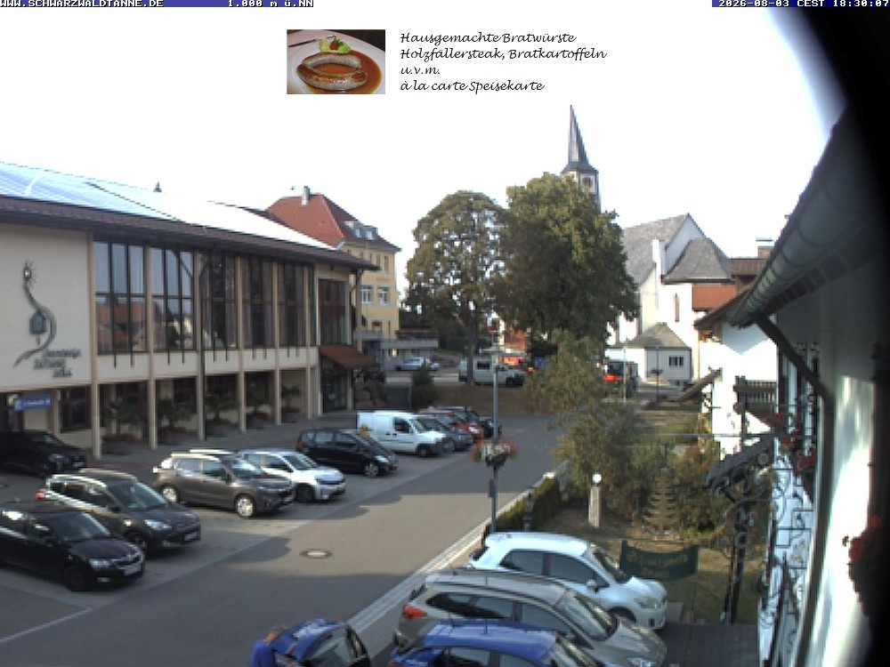 Archived image Webcam View from Guesthouse "Schwarzwaldtanne"