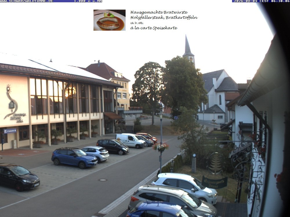 Archiv Foto Webcam Schönwald: Blick vom Gasthof Schwarzwaldtanne