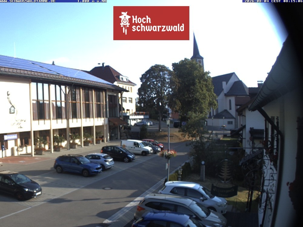 Archiv Foto Webcam Schönwald: Blick vom Gasthof Schwarzwaldtanne