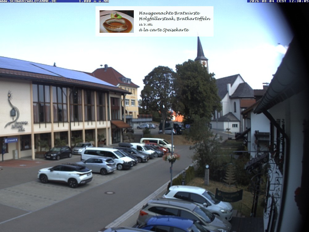 Archiv Foto Webcam Schönwald: Blick vom Gasthof Schwarzwaldtanne