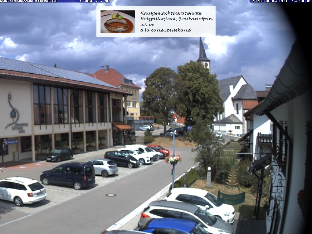 Archiv Foto Webcam Schönwald: Blick vom Gasthof Schwarzwaldtanne