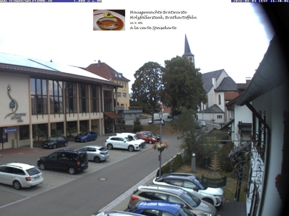 Archiv Foto Webcam Schönwald: Blick vom Gasthof Schwarzwaldtanne