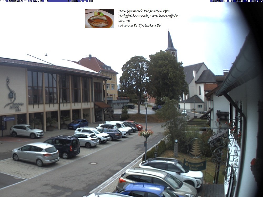 Archiv Foto Webcam Schönwald: Blick vom Gasthof Schwarzwaldtanne