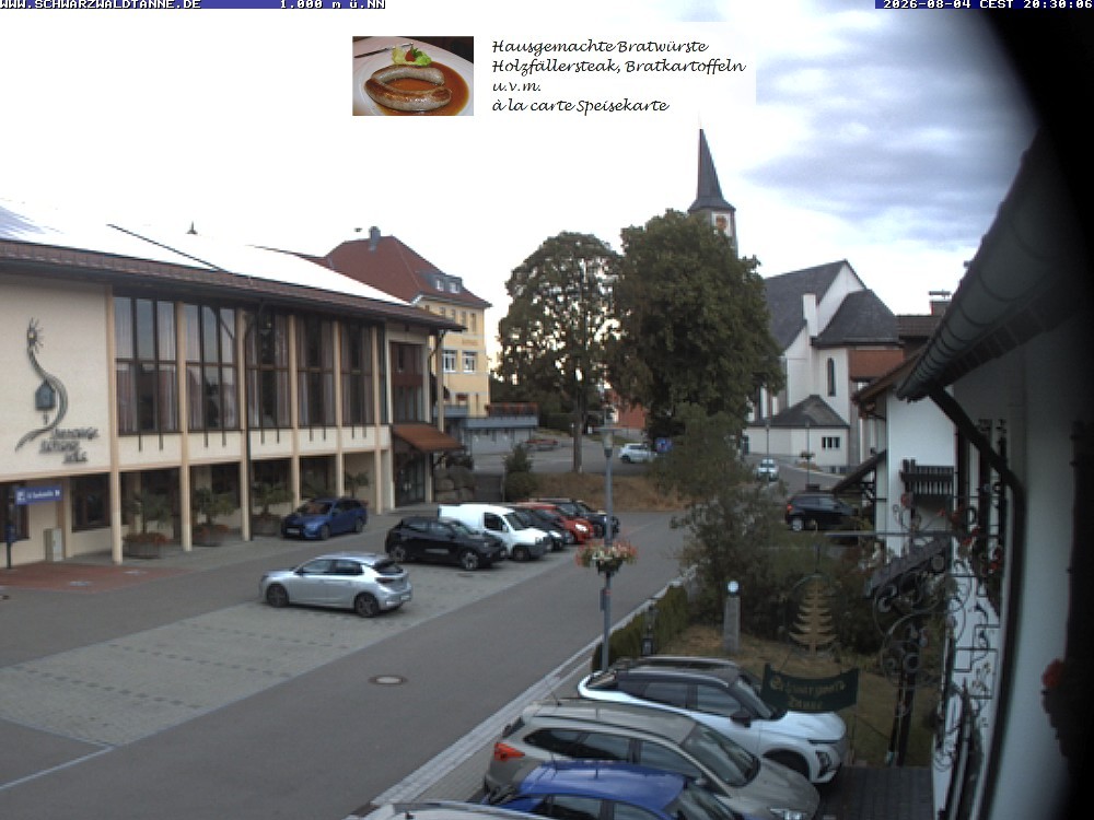 Archived image Webcam View from Guesthouse "Schwarzwaldtanne"