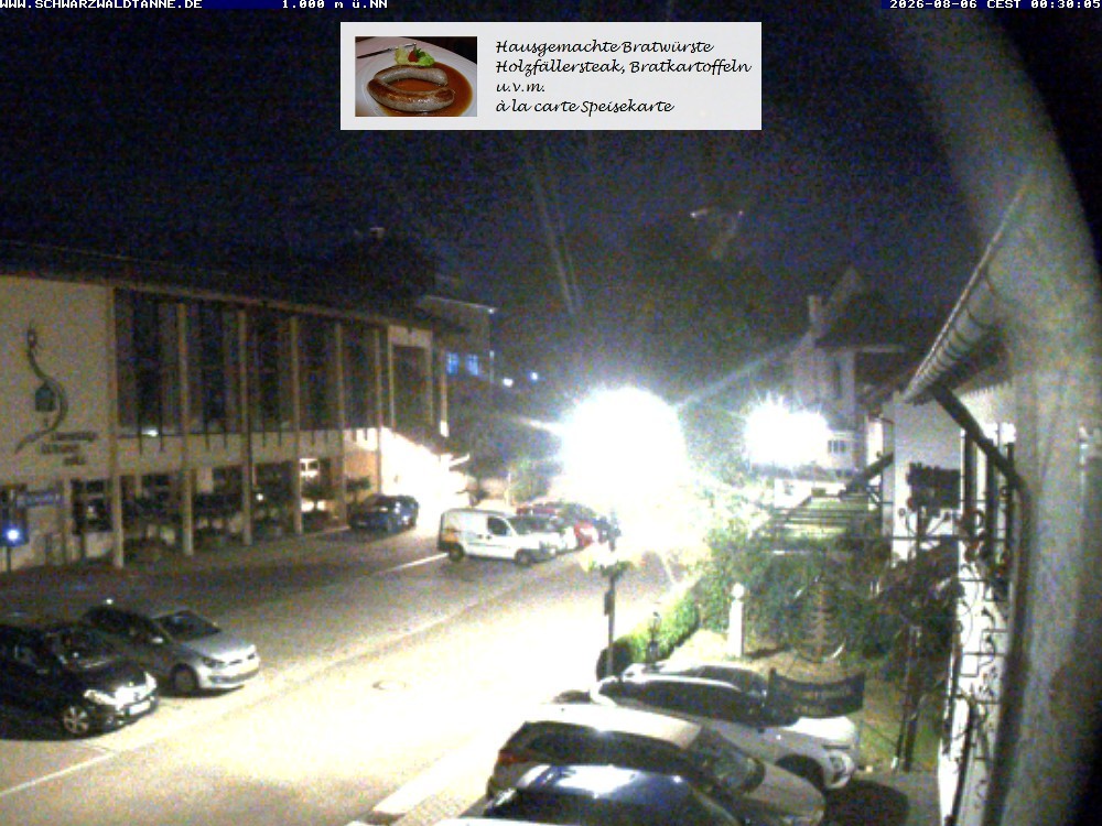 Archiv Foto Webcam Schönwald: Blick vom Gasthof Schwarzwaldtanne
