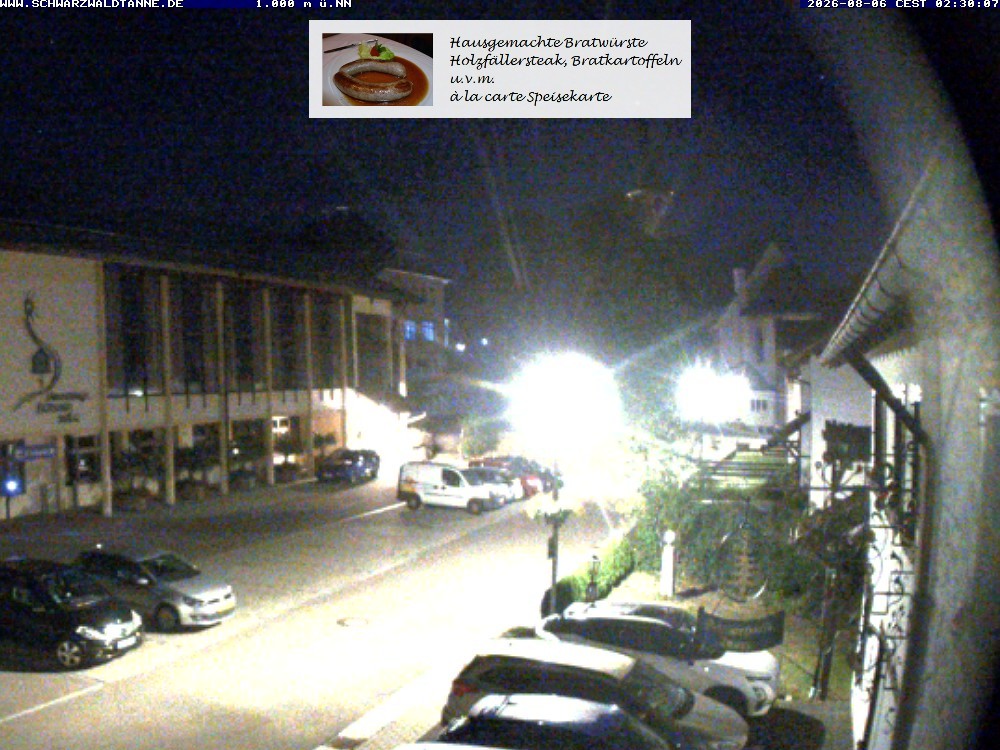 Archiv Foto Webcam Schönwald: Blick vom Gasthof Schwarzwaldtanne