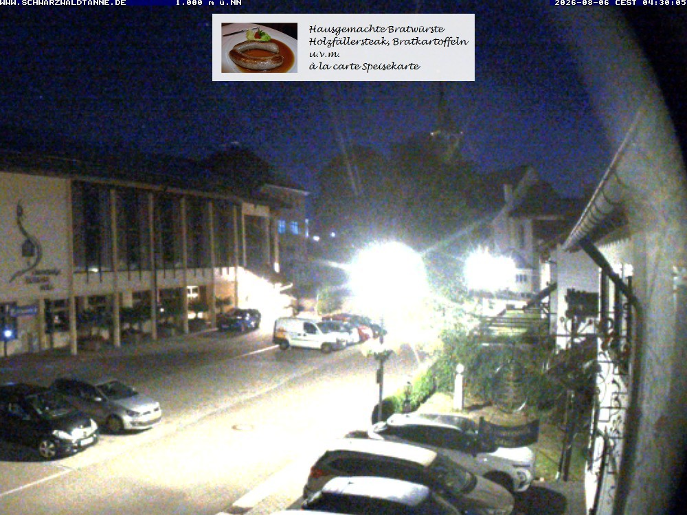 Archiv Foto Webcam Schönwald: Blick vom Gasthof Schwarzwaldtanne