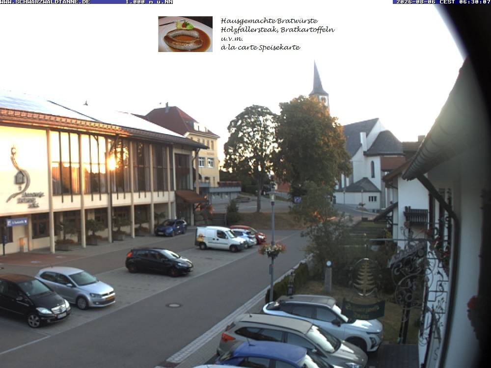 Archiv Foto Webcam Schönwald: Blick vom Gasthof Schwarzwaldtanne