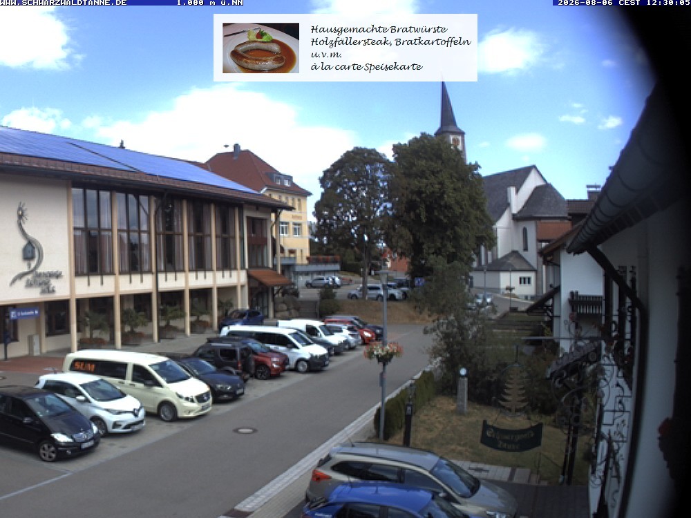 Archiv Foto Webcam Schönwald: Blick vom Gasthof Schwarzwaldtanne