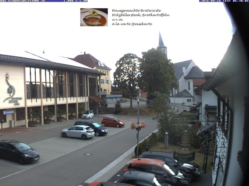 Archiv Foto Webcam Schönwald: Blick vom Gasthof Schwarzwaldtanne