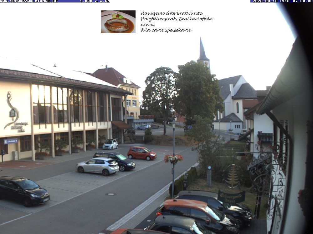 Archiv Foto Webcam Schönwald: Blick vom Gasthof Schwarzwaldtanne