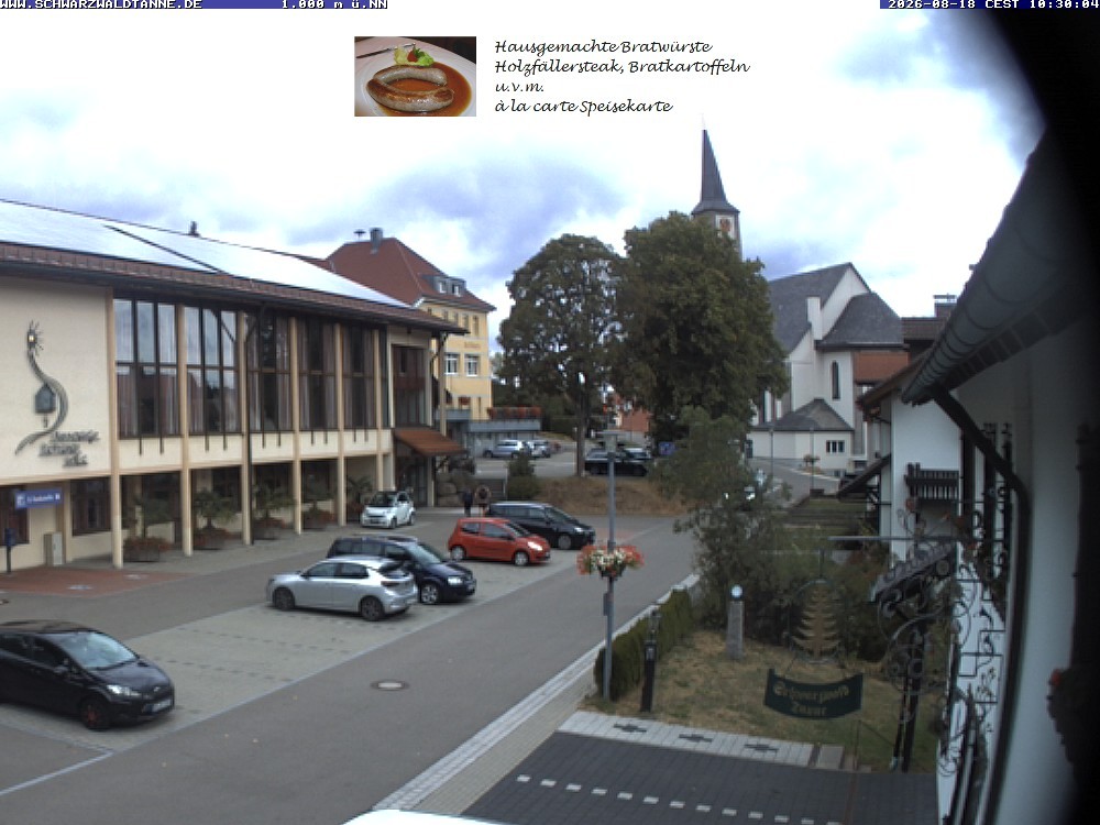 Archiv Foto Webcam Schönwald: Blick vom Gasthof Schwarzwaldtanne