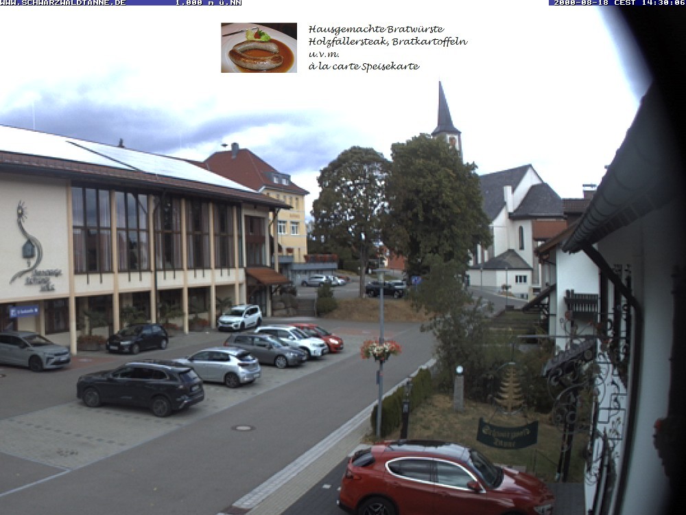 Archiv Foto Webcam Schönwald: Blick vom Gasthof Schwarzwaldtanne