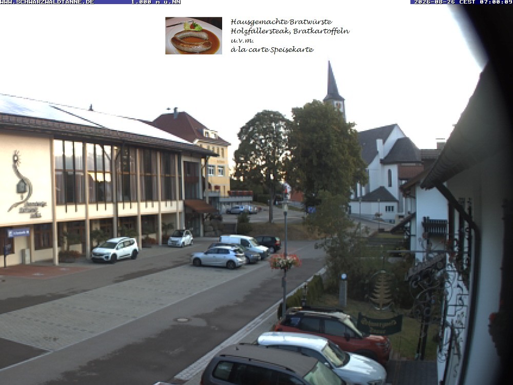 Archiv Foto Webcam Schönwald: Blick vom Gasthof Schwarzwaldtanne