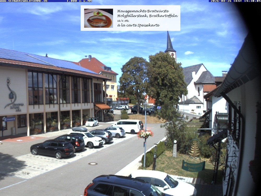 Archiv Foto Webcam Schönwald: Blick vom Gasthof Schwarzwaldtanne