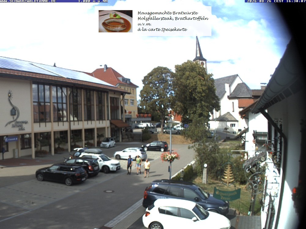 Archiv Foto Webcam Schönwald: Blick vom Gasthof Schwarzwaldtanne