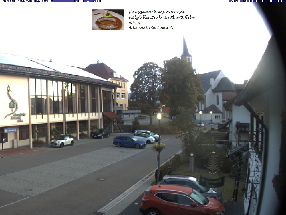 Archiv Foto Webcam Schönwald: Blick vom Gasthof Schwarzwaldtanne