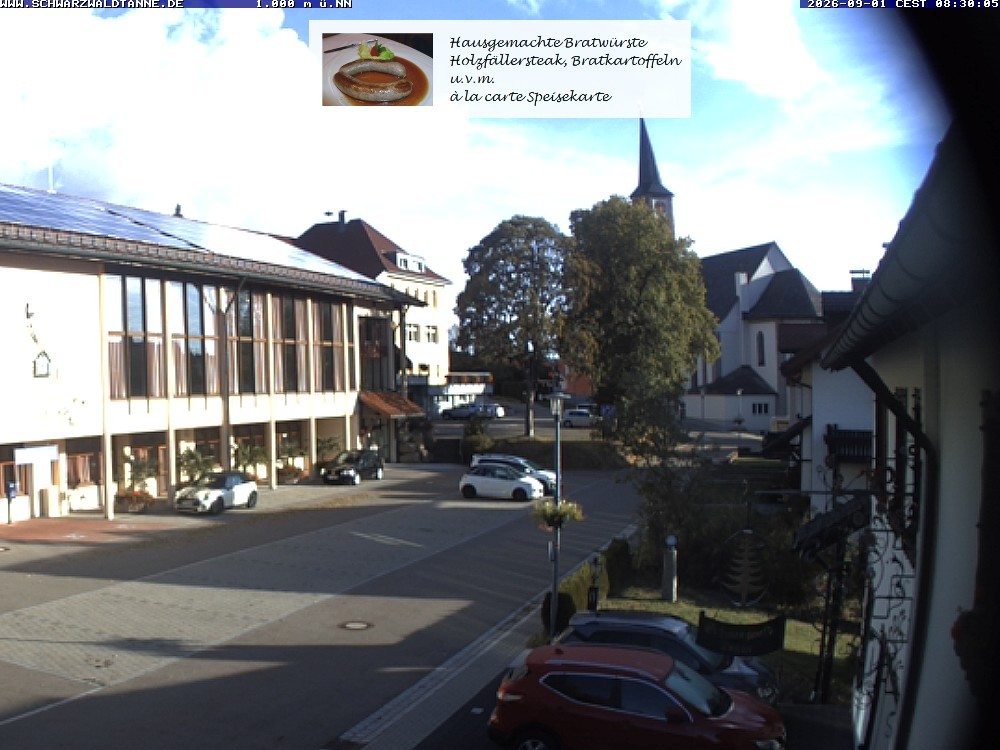 Archiv Foto Webcam Schönwald: Blick vom Gasthof Schwarzwaldtanne