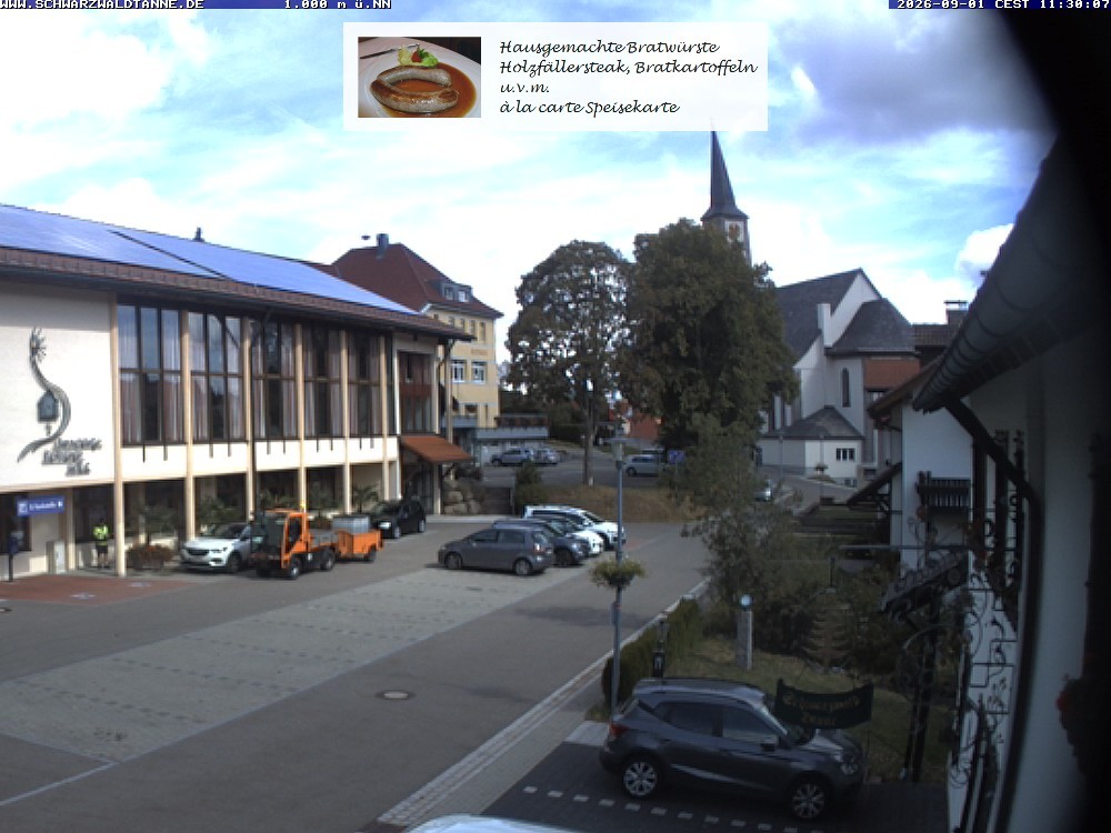 Archiv Foto Webcam Schönwald: Blick vom Gasthof Schwarzwaldtanne
