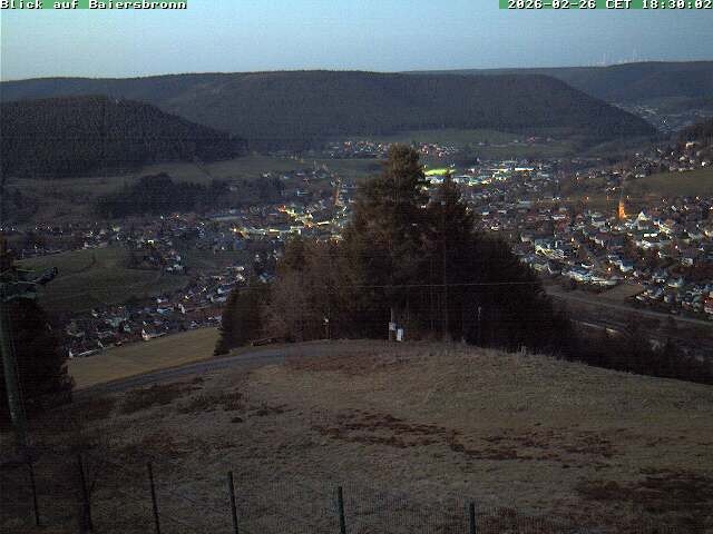 Archived image Webcam Baiersbronn