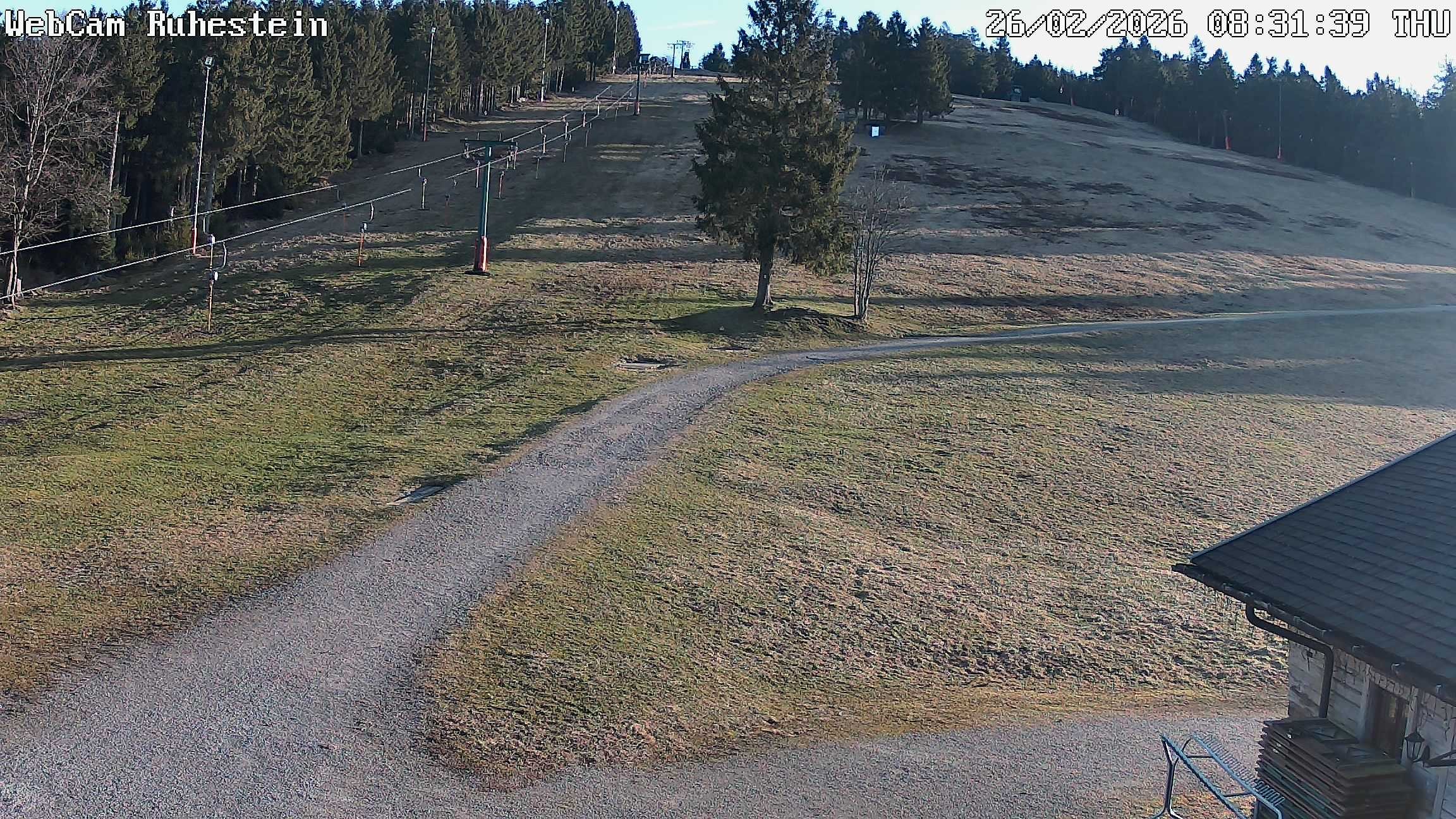 Archived image Webcam Baiersbronn: ski lift Ruhestein