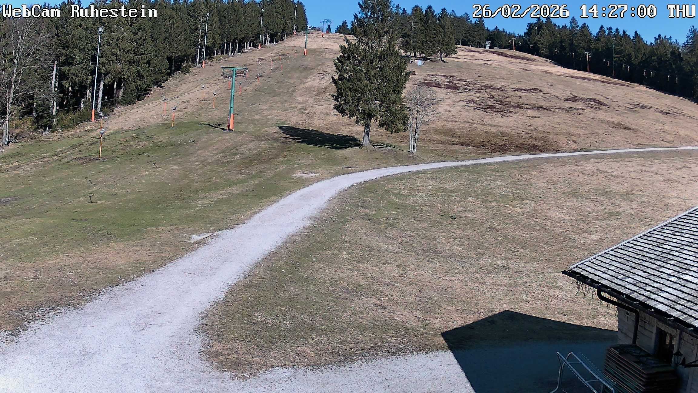 Archived image Webcam Baiersbronn: ski lift Ruhestein