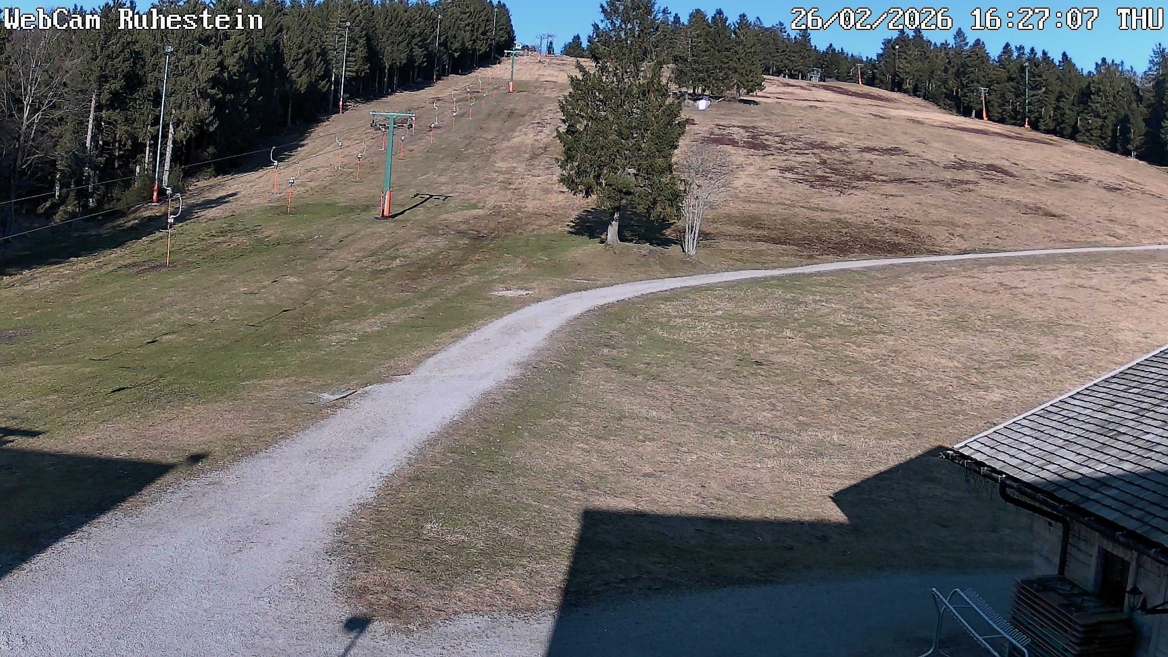 Archived image Webcam Baiersbronn: ski lift Ruhestein