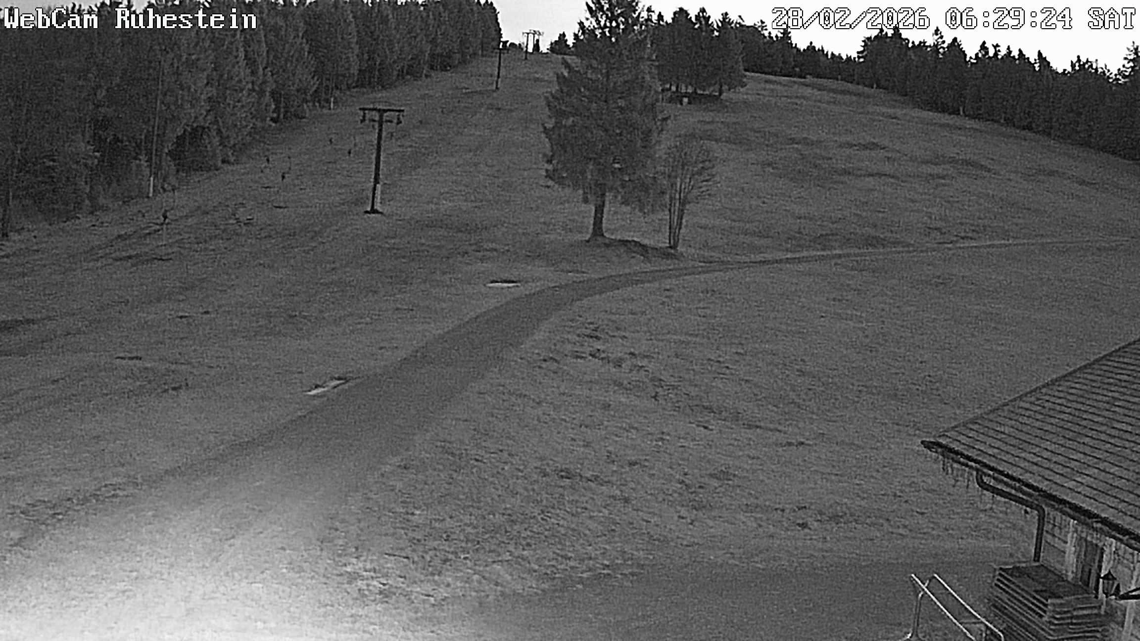 Archived image Webcam Baiersbronn: ski lift Ruhestein