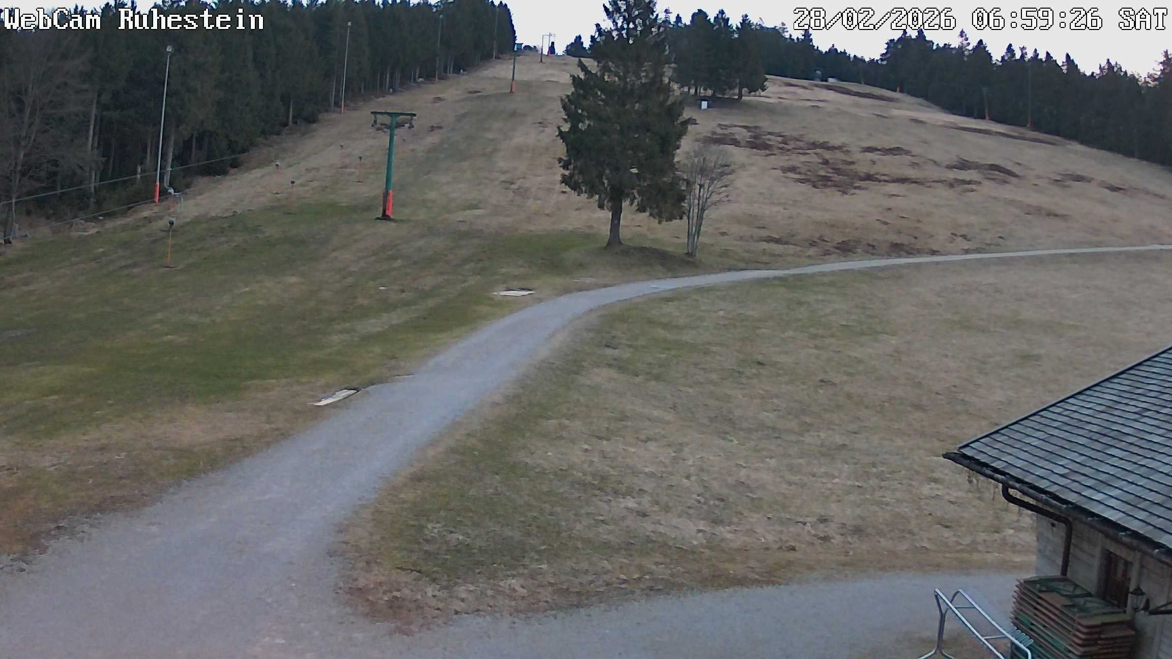 Archived image Webcam Baiersbronn: ski lift Ruhestein