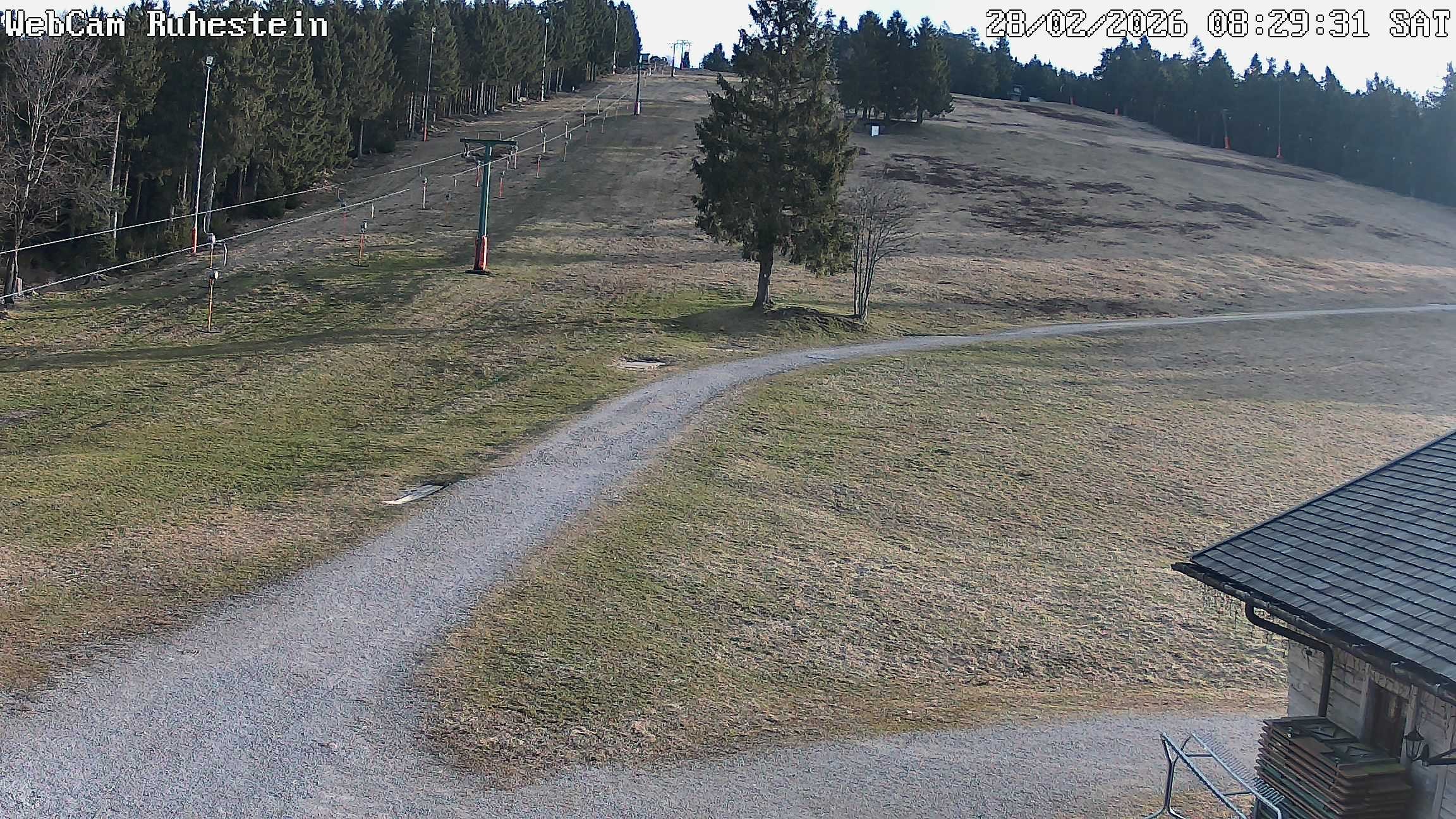 Archived image Webcam Baiersbronn: ski lift Ruhestein