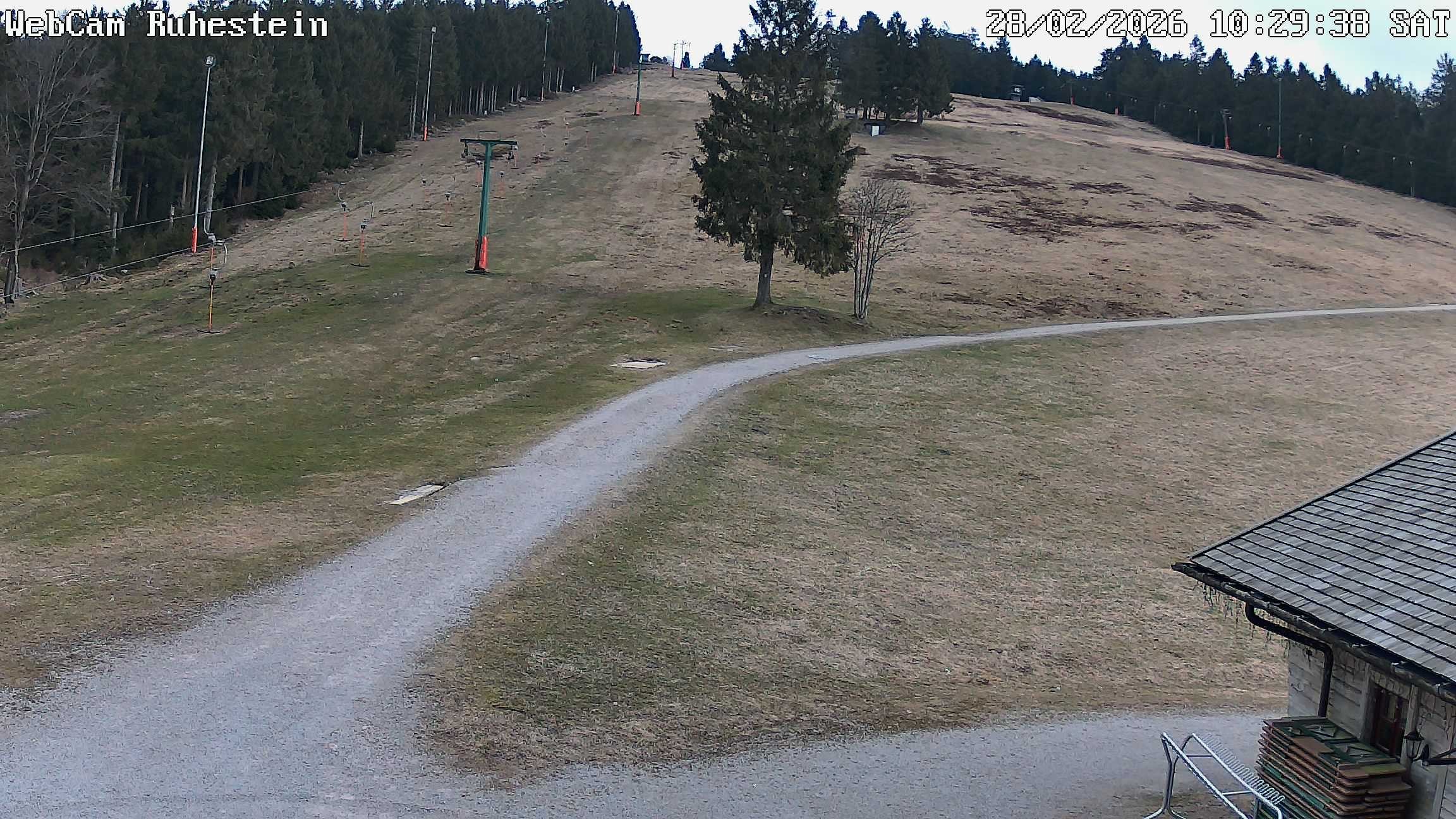 Archived image Webcam Baiersbronn: ski lift Ruhestein