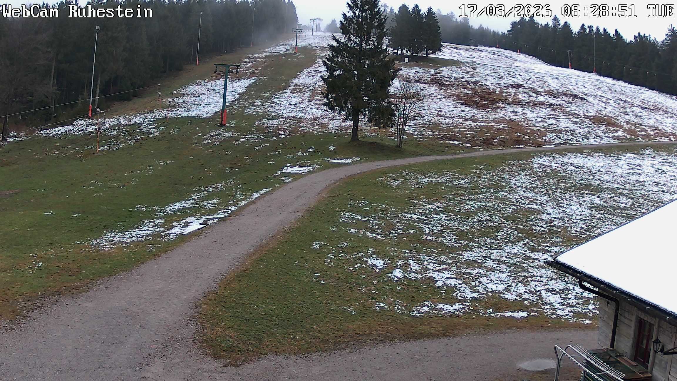 Archived image Webcam Baiersbronn: ski lift Ruhestein