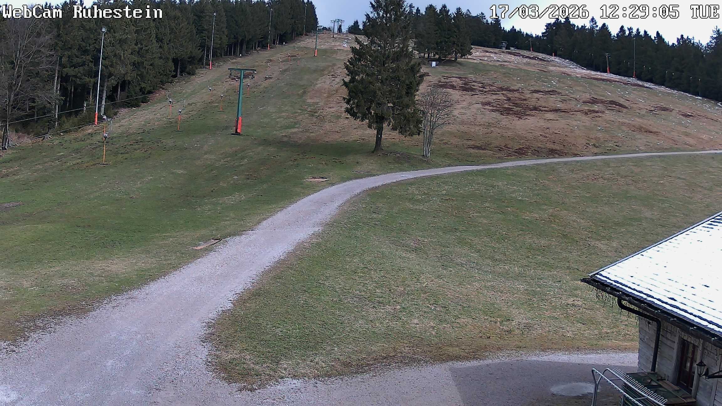Archived image Webcam Baiersbronn: ski lift Ruhestein