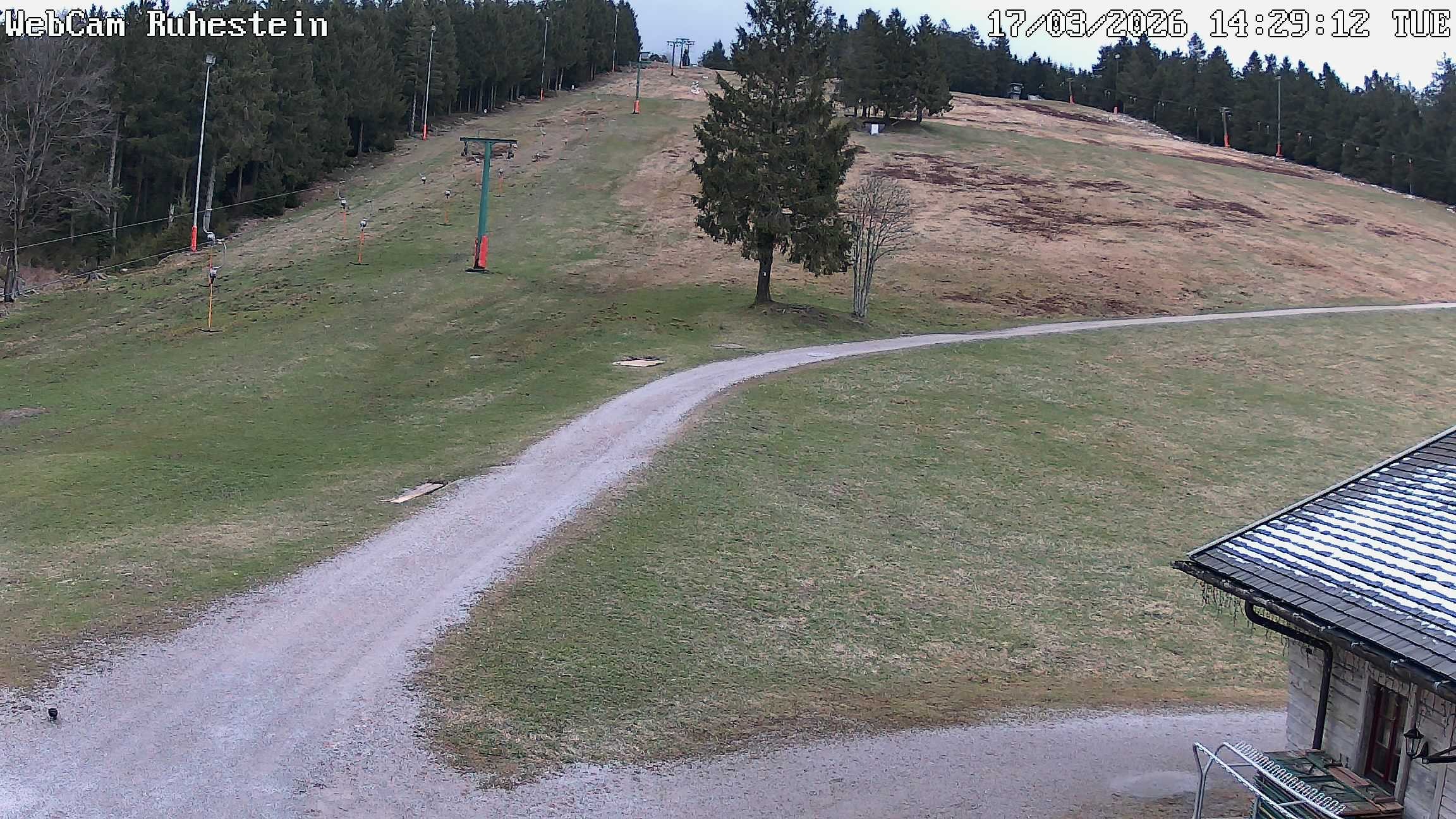 Archived image Webcam Baiersbronn: ski lift Ruhestein