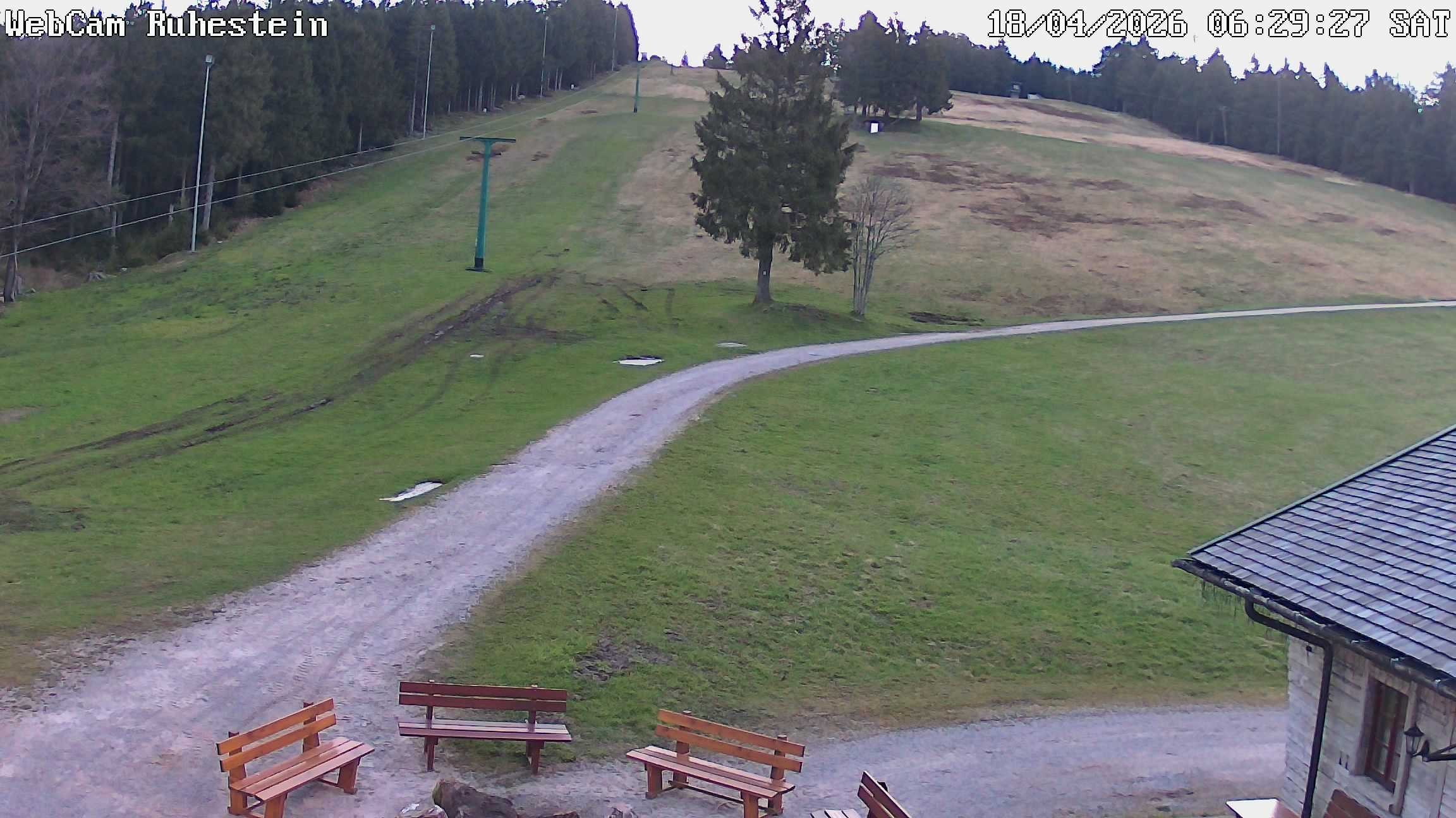 Archived image Webcam Baiersbronn: ski lift Ruhestein