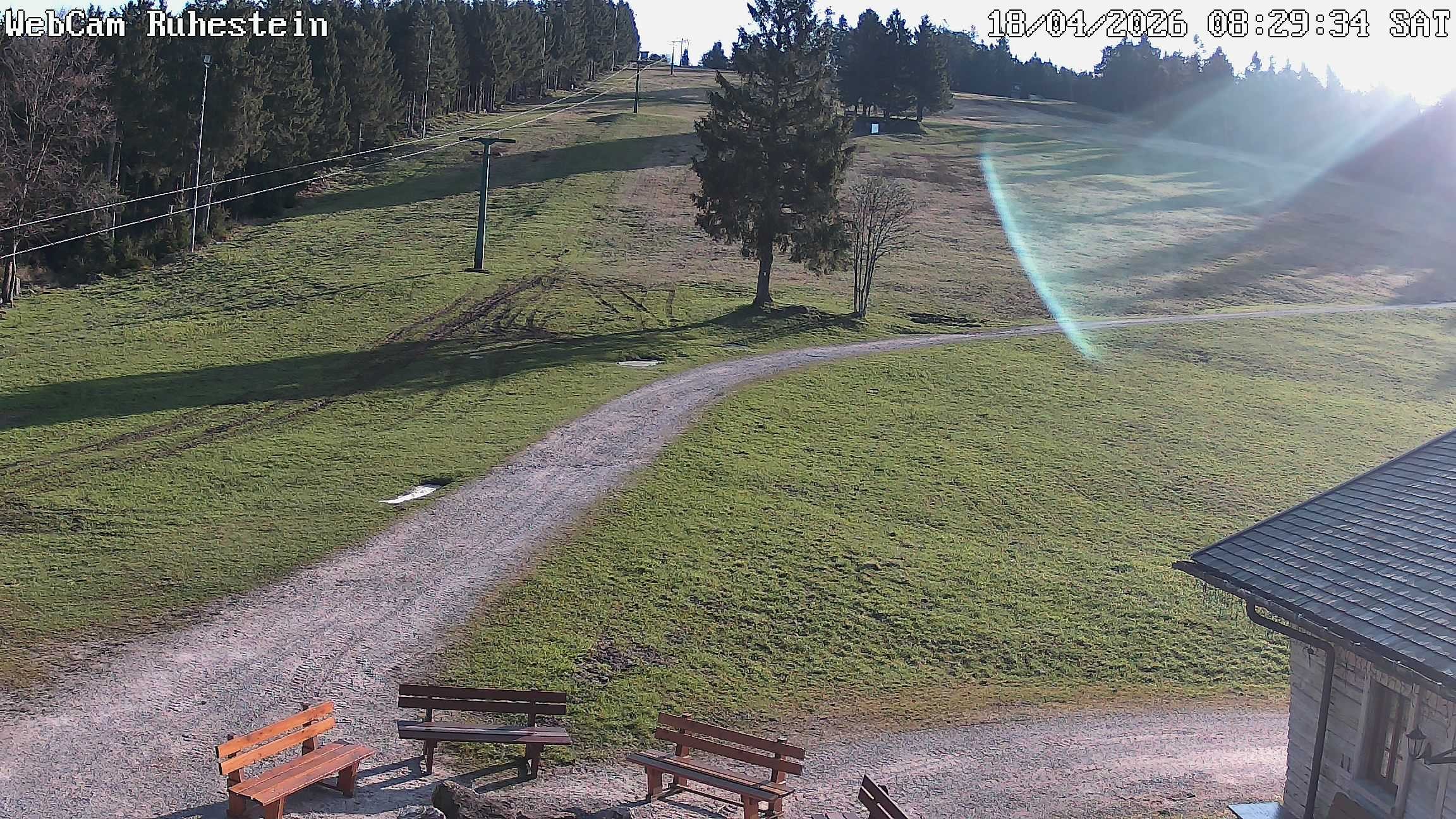 Archived image Webcam Baiersbronn: ski lift Ruhestein