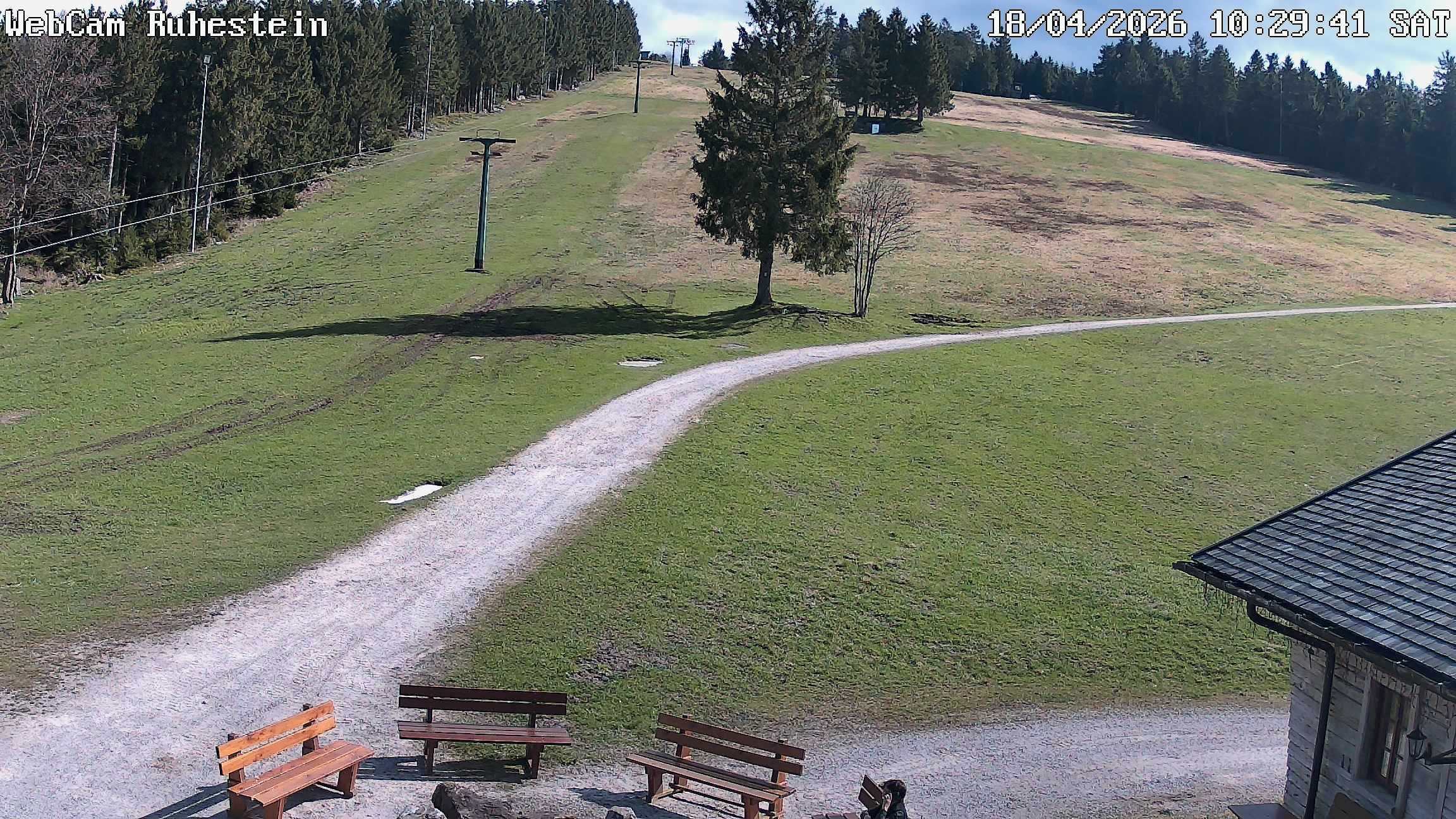 Archived image Webcam Baiersbronn: ski lift Ruhestein