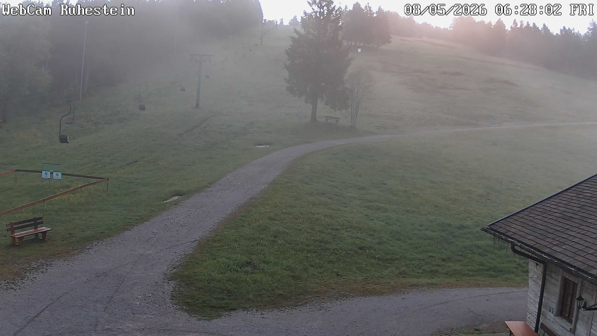 Archived image Webcam Baiersbronn: ski lift Ruhestein