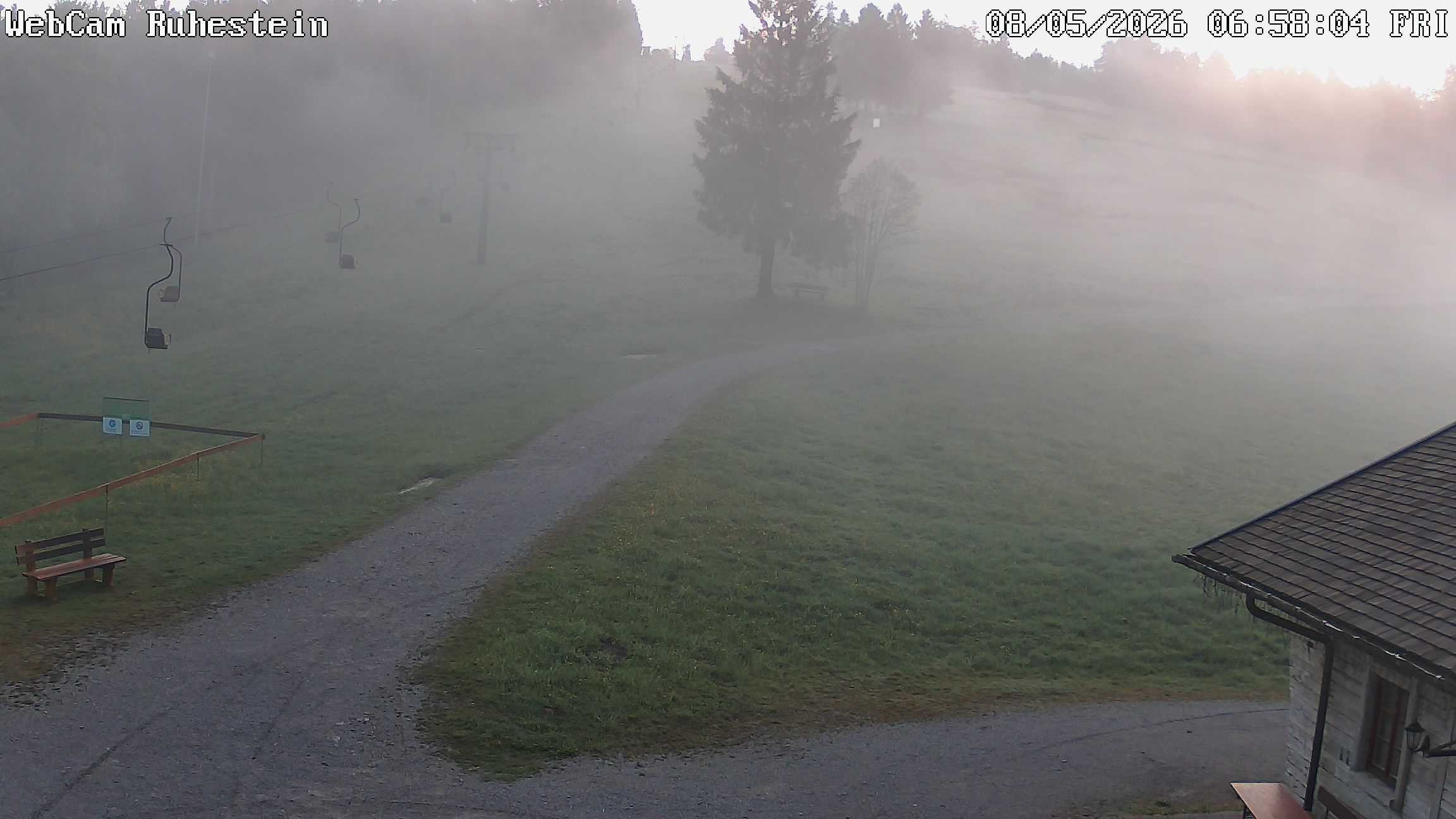 Archived image Webcam Baiersbronn: ski lift Ruhestein