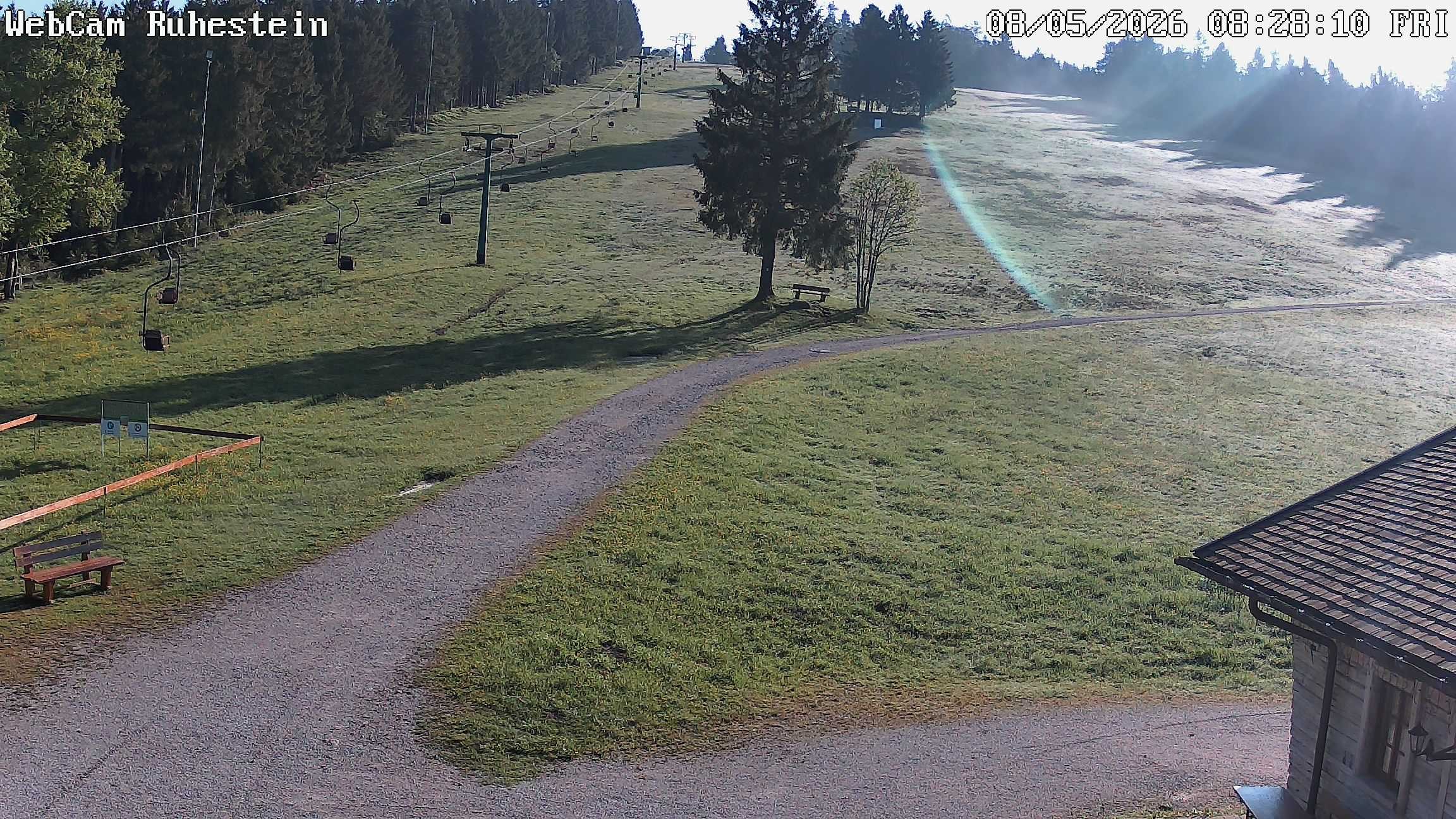 Archived image Webcam Baiersbronn: ski lift Ruhestein