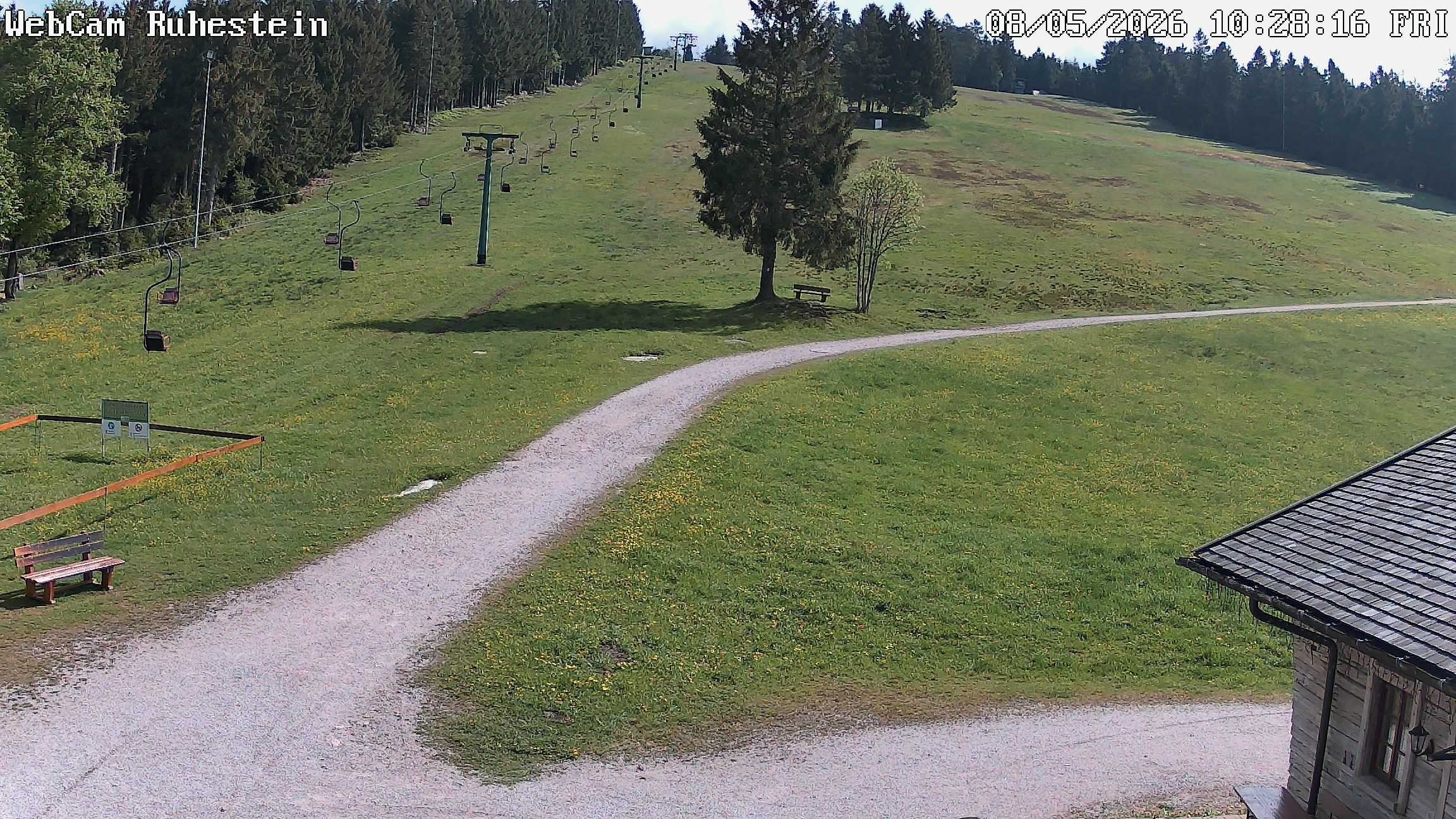 Archived image Webcam Baiersbronn: ski lift Ruhestein