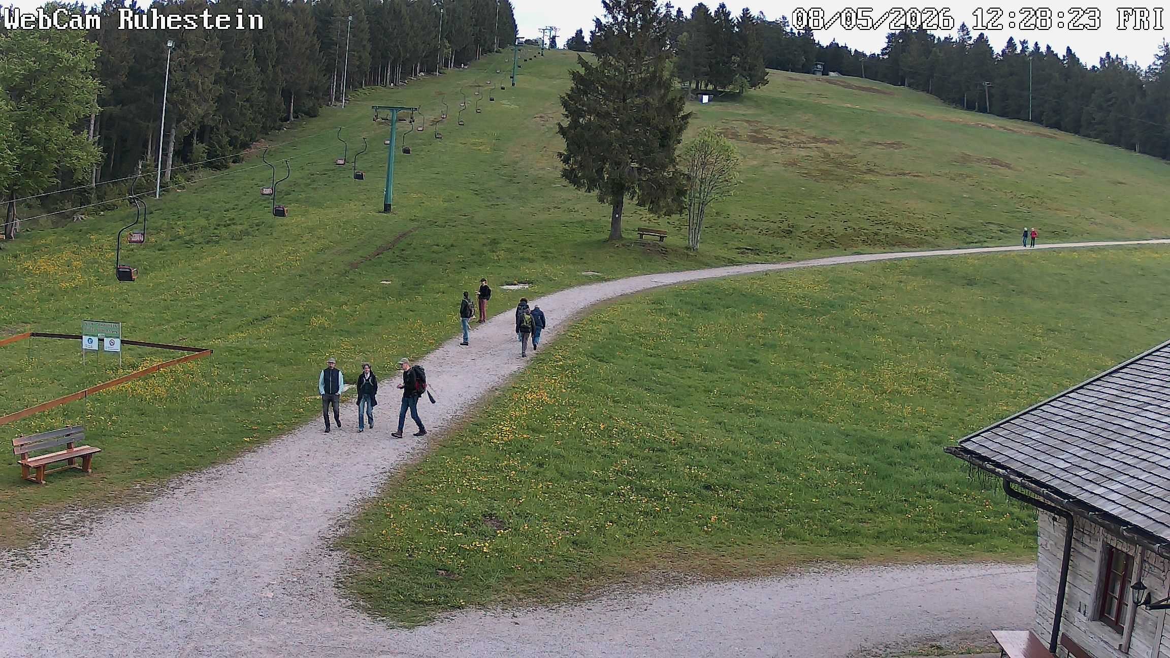 Archived image Webcam Baiersbronn: ski lift Ruhestein