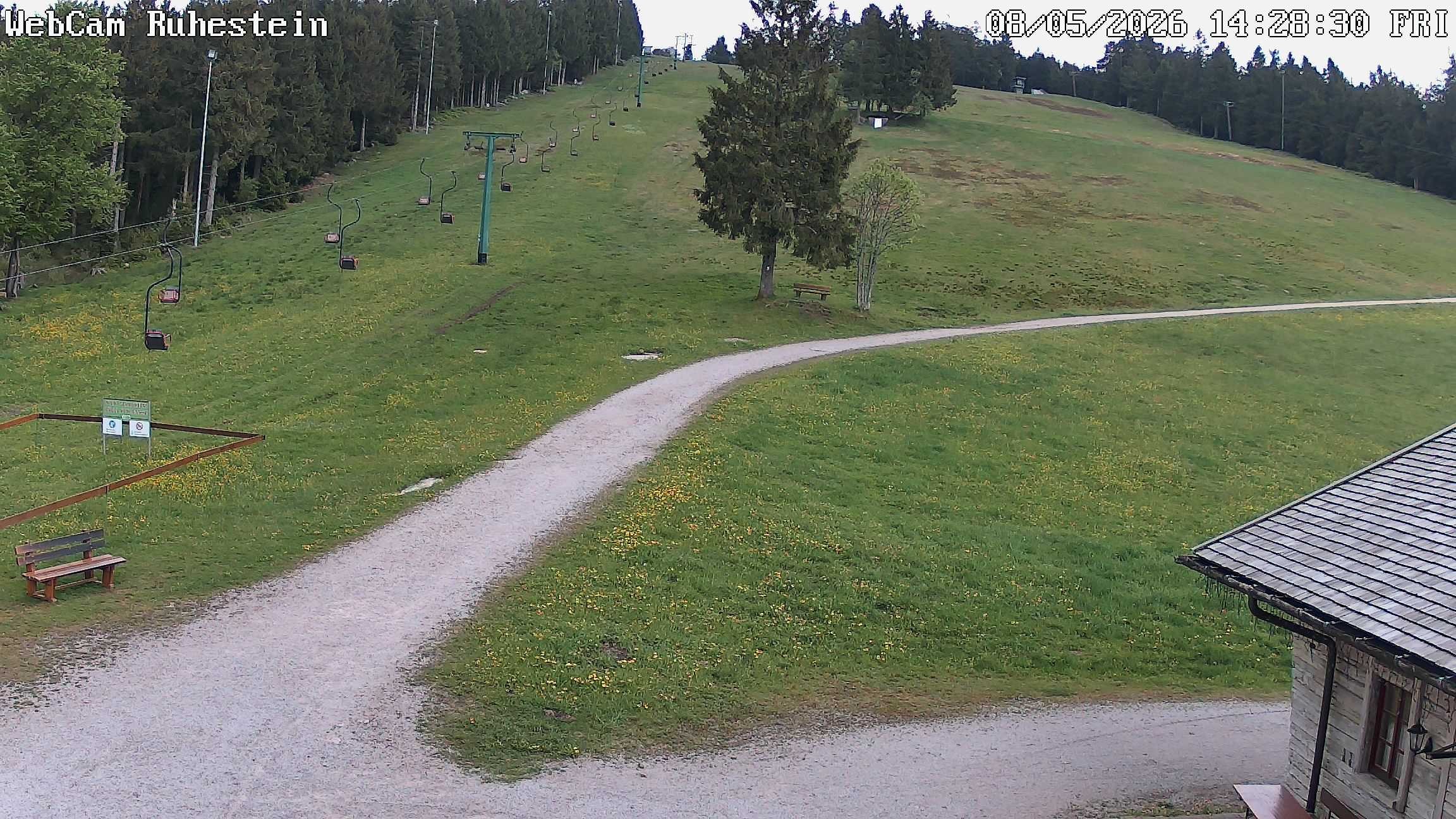 Archived image Webcam Baiersbronn: ski lift Ruhestein