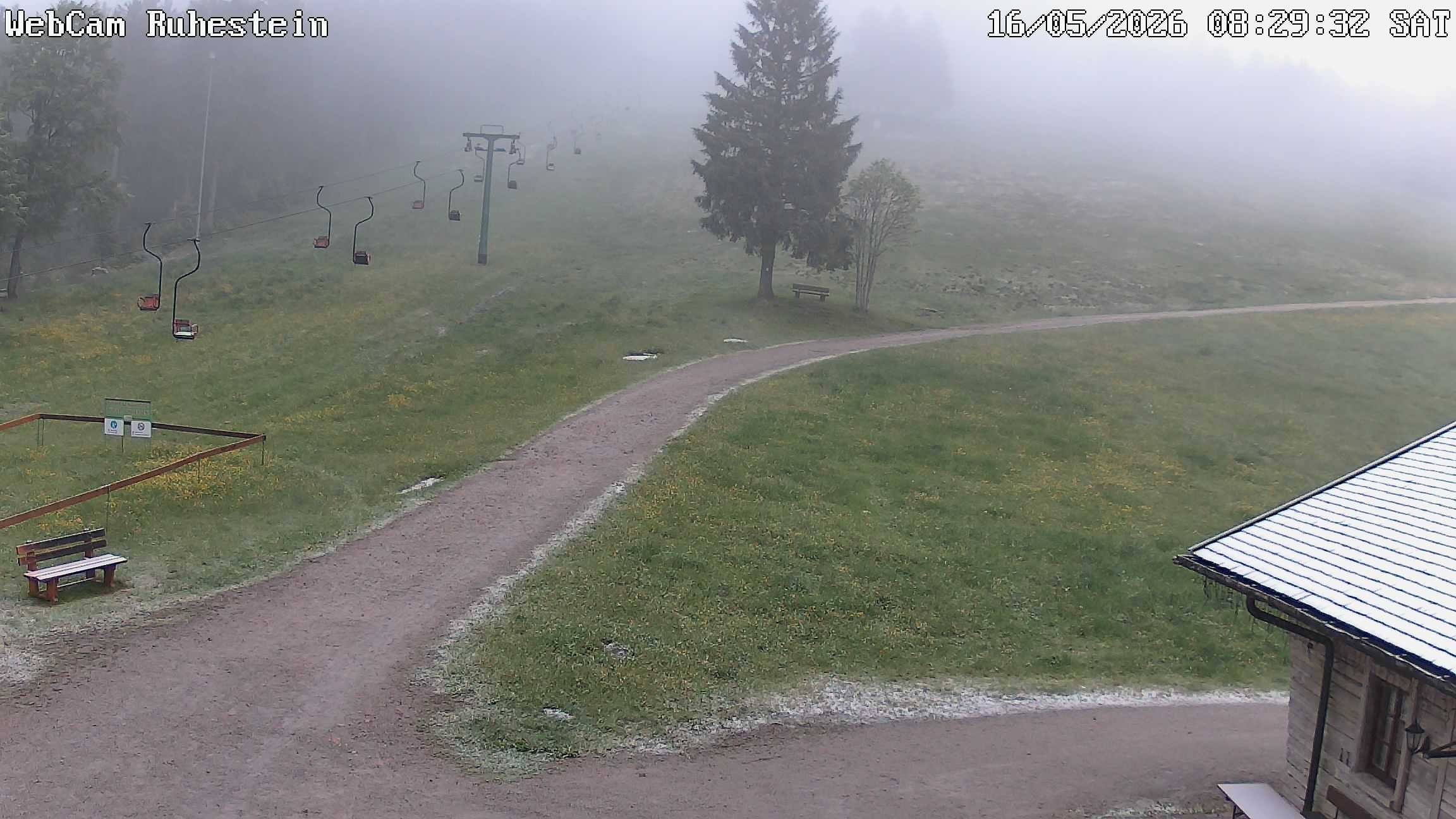 Archived image Webcam Baiersbronn: ski lift Ruhestein