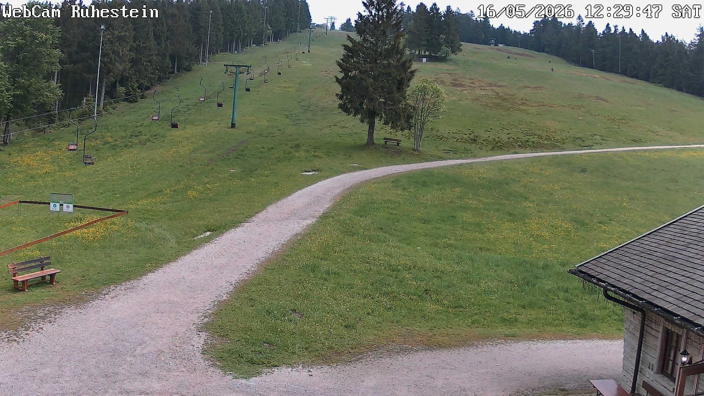Archived image Webcam Baiersbronn: ski lift Ruhestein